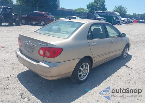 2005 Toyota Corolla Le z USA, uszkodzony, nr VIN 2T1BR32E85C474820